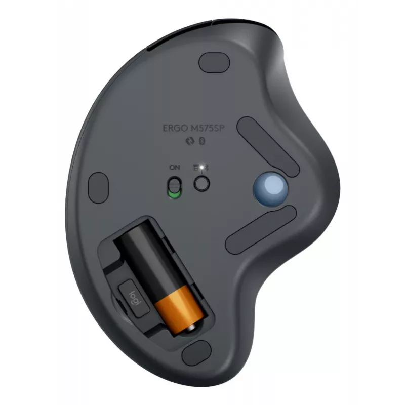 LOGITECH Ergo M575s Bezvadu Trackball - Grafīts+zils lodīte