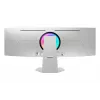 Samsung G95SD datora monitors 124,5 cm (49 colli) 5120 x 1440 pikseļi Dual QHD OLED Sudrabs