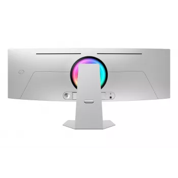 Samsung G95SD datora monitors 124,5 cm (49 colli) 5120 x 1440 pikseļi Dual QHD OLED Sudrabs