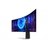 Samsung G95SD datora monitors 124,5 cm (49 colli) 5120 x 1440 pikseļi Dual QHD OLED Sudrabs