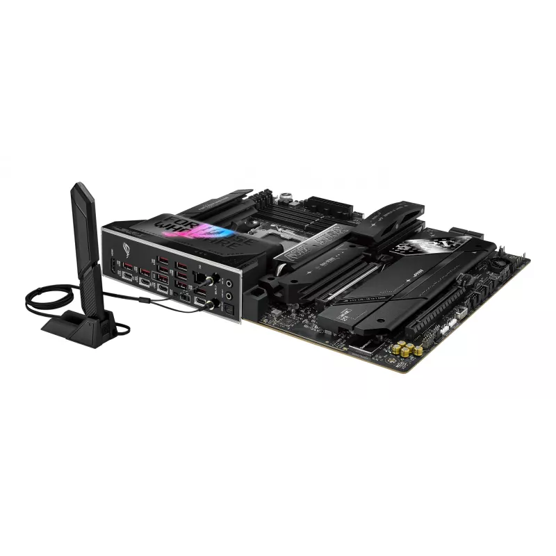 Mātesplate ASUS ROG STRIX X870E-E GAMING WIFI ATX, AMD X870E, Socket AM5, DDR5, 4 DIMM, Wi‑Fi 7, Bluetooth 5.4, 5Gb LAN
