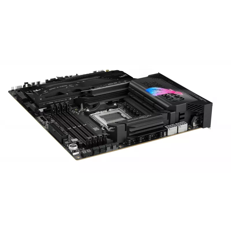 Mātesplate ASUS ROG STRIX X870E-E GAMING WIFI ATX, AMD X870E, Socket AM5, DDR5, 4 DIMM, Wi‑Fi 7, Bluetooth 5.4, 5Gb LAN