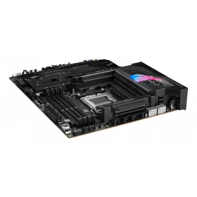 Mātesplate ASUS ROG STRIX X870E-E GAMING WIFI ATX, AMD X870E, Socket AM5, DDR5, 4 DIMM, Wi‑Fi 7, Bluetooth 5.4, 5Gb LAN