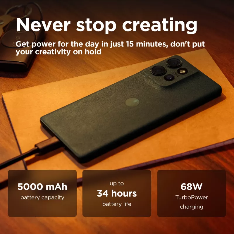 Motorola edge 50 16,9 cm (6,67 collu) Dual SIM Android 14 5G USB Type-C 12 GB 512 GB 5000 mAh Zaļš