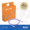 USB C kabelis CLUB3D CAC-3004 2m Violeta