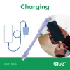 USB C kabelis CLUB3D CAC-3004 2m Violeta