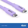 USB C kabelis CLUB3D CAC-3004 2m Violeta