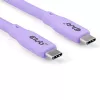 USB C kabelis CLUB3D CAC-3004 2m Violeta