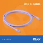 USB C kabelis CLUB3D CAC-3004 2m Violeta