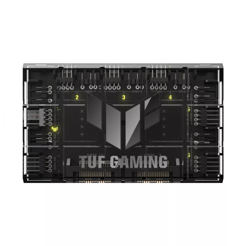 Ventilatora kontrolieris ASUS TUF Gaming ARGB PWM Fan Hub 4-pin Melns
