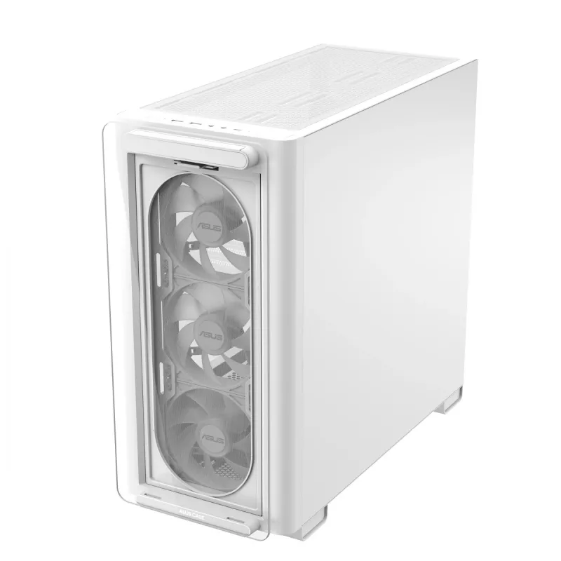 ASUS A23 PLUS TG ARGB balta, PC, Balts, micro ATX, Mini-ITX, Daudzkrāsu, 16.5 cm, 38 cm
