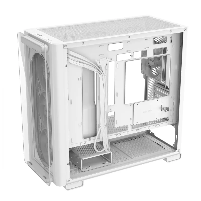 ASUS A23 PLUS TG ARGB balta, PC, Balts, micro ATX, Mini-ITX, Daudzkrāsu, 16.5 cm, 38 cm