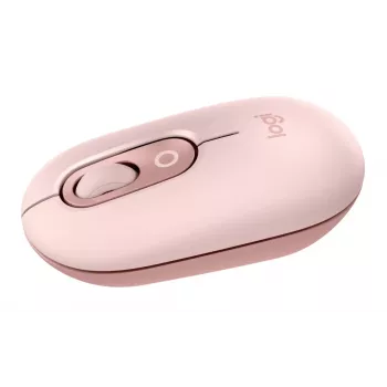 LOGITECH Pop Mouse - Pielāgojamas emocijzīmes - Bezvadu - Rozā