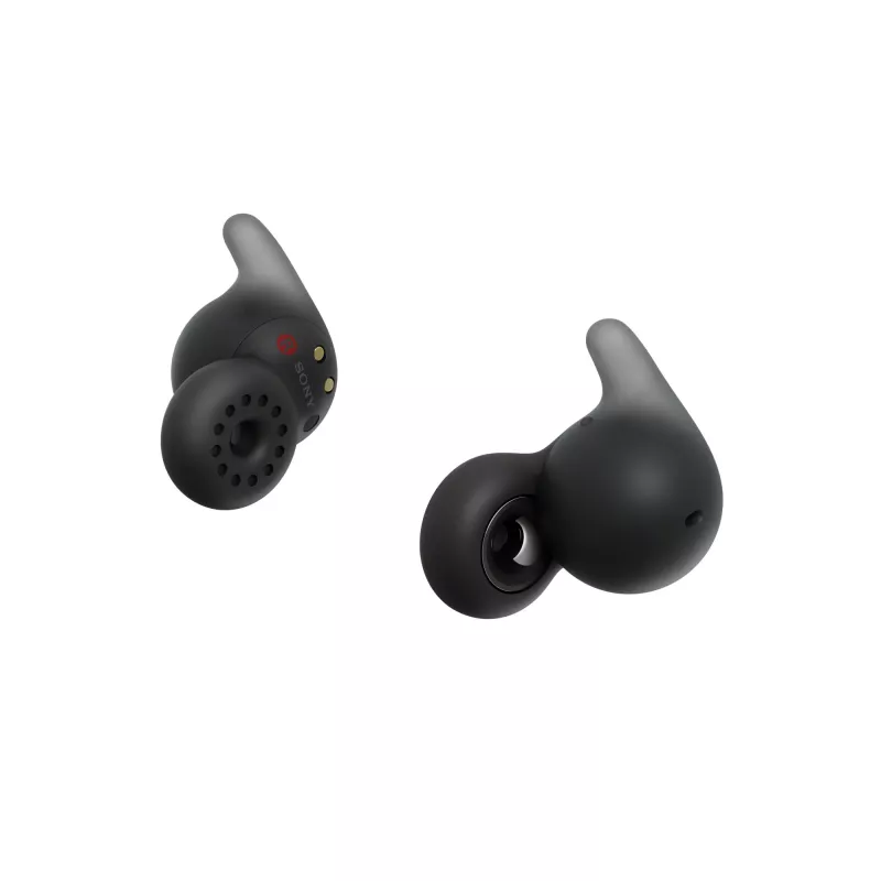Austiņas Sony LinkBuds Open WFL910B — bezvadu Bluetooth iekšauss, 20–20 000 Hz, 10 m darbības rādiuss, 63 g, melnas