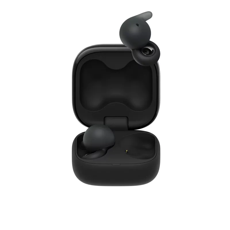 Austiņas Sony LinkBuds Open WFL910B — bezvadu Bluetooth iekšauss, 20–20 000 Hz, 10 m darbības rādiuss, 63 g, melnas