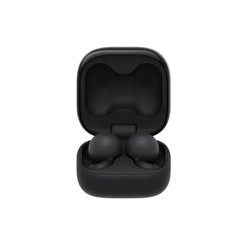 Austiņas Sony LinkBuds Open WFL910B — bezvadu Bluetooth iekšauss, 20–20 000 Hz, 10 m darbības rādiuss, 63 g, melnas