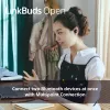 Austiņas Sony LinkBuds Open WFL910B — bezvadu Bluetooth iekšauss, 20–20 000 Hz, 10 m darbības rādiuss, 63 g, melnas
