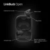 Austiņas Sony LinkBuds Open WFL910B — bezvadu Bluetooth iekšauss, 20–20 000 Hz, 10 m darbības rādiuss, 63 g, melnas
