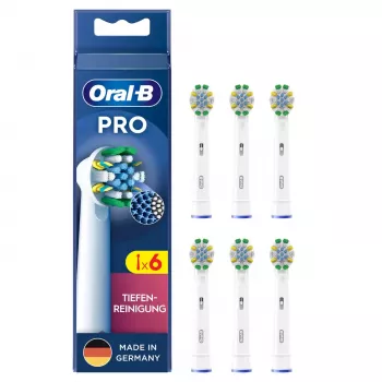 Oral-B Deep Cleaning rezerves zobu birstes galviņas, 6 gab., baltas