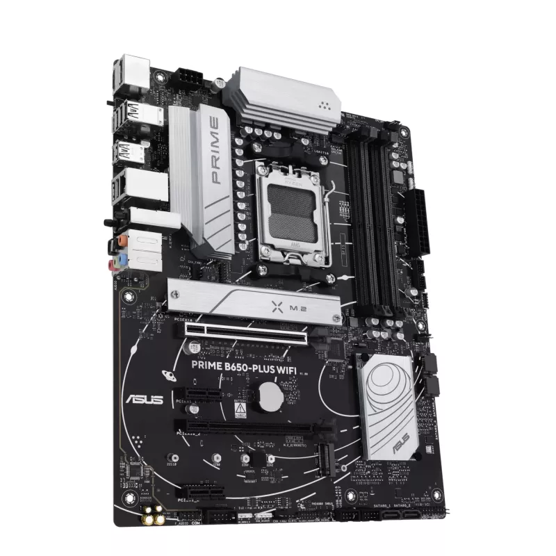 Mātesplate ASUS PRIME B650-PLUS WIFI ATX — AMD B650, Socket AM5, DDR5, 4 DIMM, 192 GB, Wi‑Fi 6E, 2.5Gb LAN