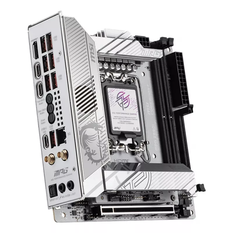MSI MPG Z890I EDGE TI WIFI mātesplate Intel Z890 LGA 1851 (Socket V1) mini ITX