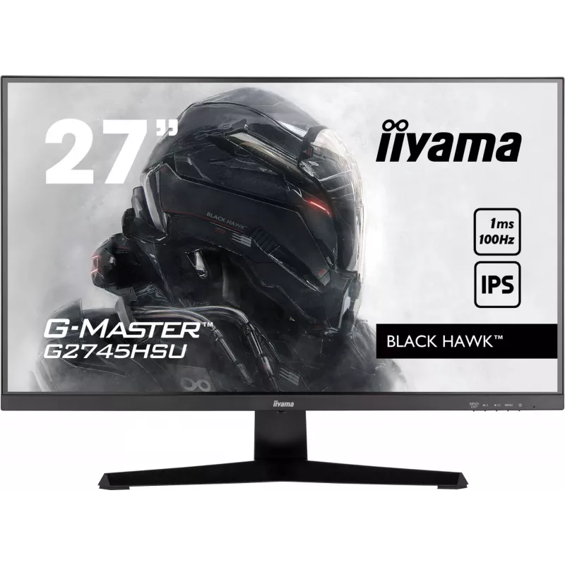 iiyama G-MASTER G2745HSU-B2 datora monitors 68.6 cm (27 collas) 1920 x 1080 pikseļi Full HD LED Melns