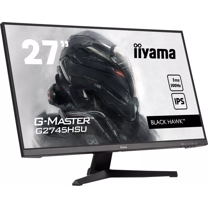 iiyama G-MASTER G2745HSU-B2 datora monitors 68.6 cm (27 collas) 1920 x 1080 pikseļi Full HD LED Melns