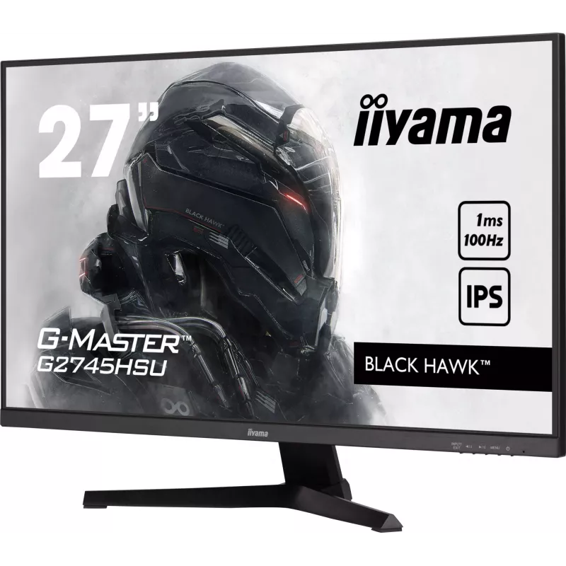 iiyama G-MASTER G2745HSU-B2 datora monitors 68.6 cm (27 collas) 1920 x 1080 pikseļi Full HD LED Melns