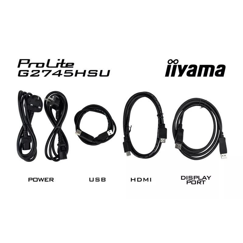 iiyama G-MASTER G2745HSU-B2 datora monitors 68.6 cm (27 collas) 1920 x 1080 pikseļi Full HD LED Melns