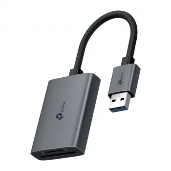 Karšu lasītājs TP-LINK UA430 USB 3.2 Gen 1 Type-C — MicroSD / SD, Pelēks