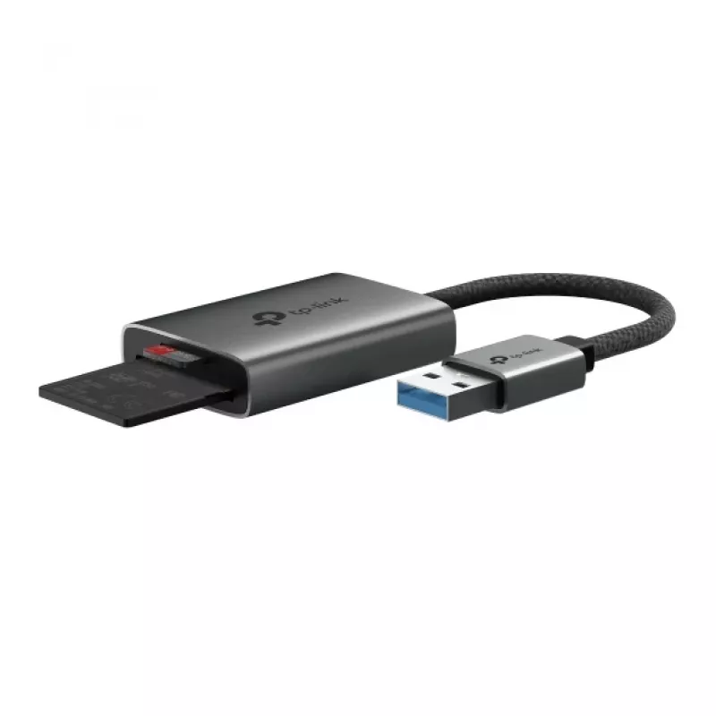 Karšu lasītājs TP-LINK UA430 USB 3.2 Gen 1 Type-C — MicroSD / SD, Pelēks