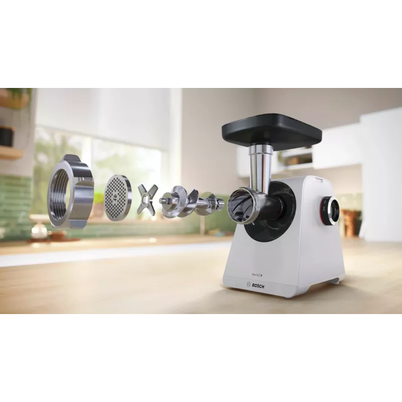 Bosch Serie 4 MultiPower MFWS420W gaļas mašīna, balta