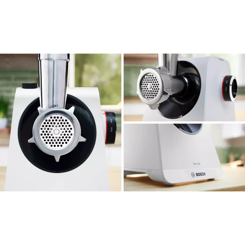 Bosch Serie 4 MultiPower MFWS420W gaļas mašīna, balta