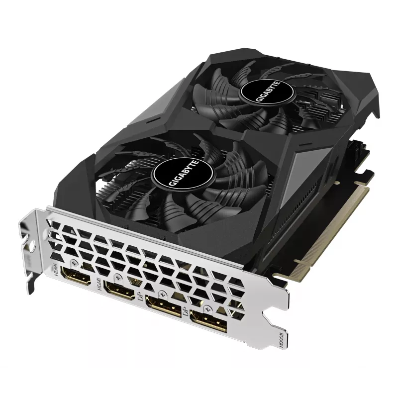 Grafikas karte GIGABYTE GeForce RTX 3050 — 6 GB GDDR6, 2304 CUDA kodoli, PCIe 4.0, 14000 MHz atmiņa