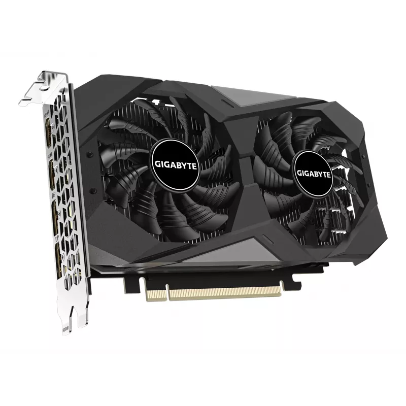 Grafikas karte GIGABYTE GeForce RTX 3050 — 6 GB GDDR6, 2304 CUDA kodoli, PCIe 4.0, 14000 MHz atmiņa
