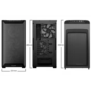 be quiet Pure Base 501 LX Melns Midi tornis