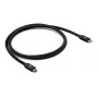 USB Type-C kabelis CLUB3D CAC-1570 1,2m — 80Gbps, 240W, atbalsta 8K@240Hz, melns