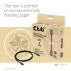 USB Type-C kabelis CLUB3D CAC-1570 1,2m — 80Gbps, 240W, atbalsta 8K@240Hz, melns