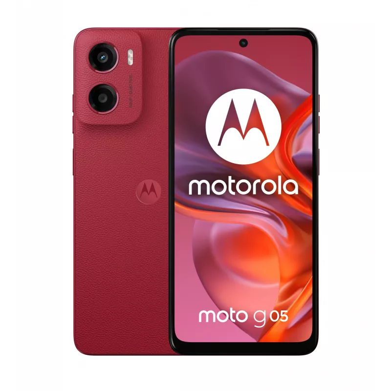 Motorola moto g05 16,9 cm (6,67 collu) Divu SIM kartiņu Android 15 4G USB Type-C 4 GB 64 GB 5200 mAh Sarkana