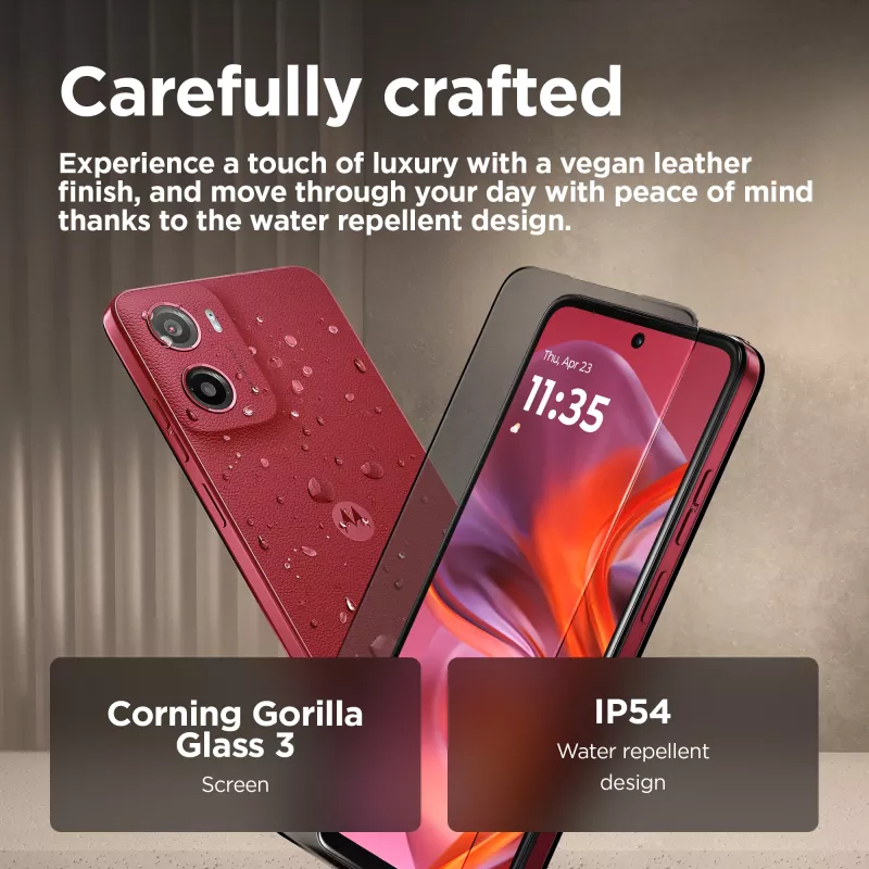 Motorola moto g05 16,9 cm (6,67 collu) Divu SIM kartiņu Android 15 4G USB Type-C 4 GB 64 GB 5200 mAh Sarkana