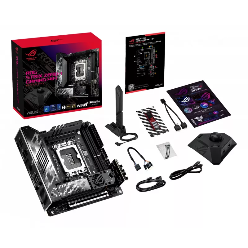 ASUS ROG STRIX Z890-I GAMING WIFI Intel Z890 LGA 1851 (Socket V1) mini ITX