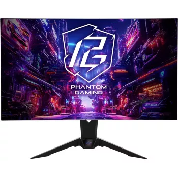 ASROCK Gaming monitors - Pgo32ufs - 32 collas - 3840 x 2160 UHD - plakans 240Hz - melns