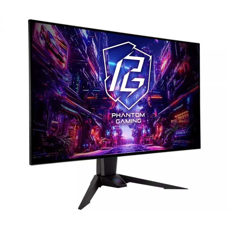 ASROCK Gaming monitors - Pgo32ufs - 32 collas - 3840 x 2160 UHD - plakans 240Hz - melns