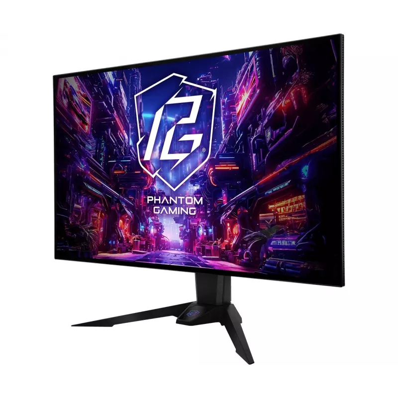 ASROCK Gaming monitors - Pgo32ufs - 32 collas - 3840 x 2160 UHD - plakans 240Hz - melns