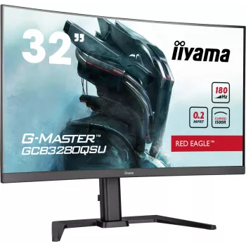 iiyama G-MASTER GCB3280QSU-B2 datora monitors 80 cm (31,5 collu) 2560 x 1440 pikseļi Dual QHD LED Melns