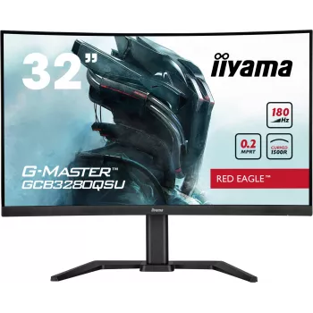iiyama G-MASTER GCB3280QSU-B2 datora monitors 80 cm (31,5 collu) 2560 x 1440 pikseļi Dual QHD LED Melns