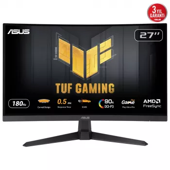 ASUS TUF Gaming VG27WQ3B datora monitors 68.6 cm (27 colli) 2560 x 1440 pikseļi Quad HD LCD Melns