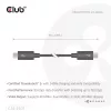 CLUB3D Thunderbolt™ 5 sertificēts 8K240Hz datu 80/120 Gbps EPR 240 vatu kabelis M/M 1m / 3.28 pēdas