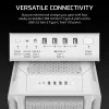 CORSAIR Pc Case - 5000t Mid-tower High-performance - White