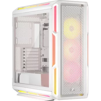 CORSAIR datora korpuss - Geh Midi 5000t Lx Rgb (rūdīts stikls) balts
